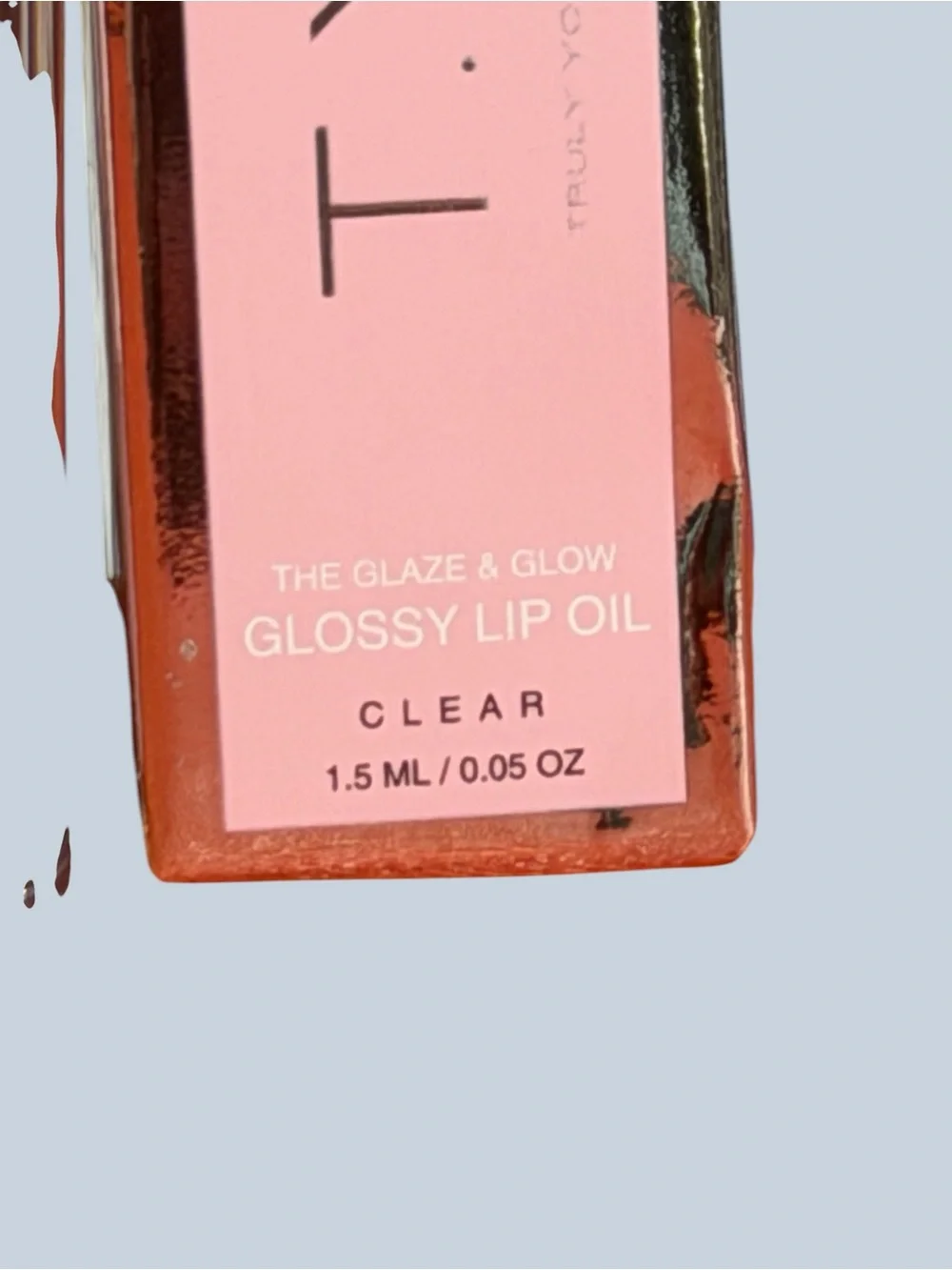 TYNT The Glaze and Go Glossy Lip Oil in Clear NIB